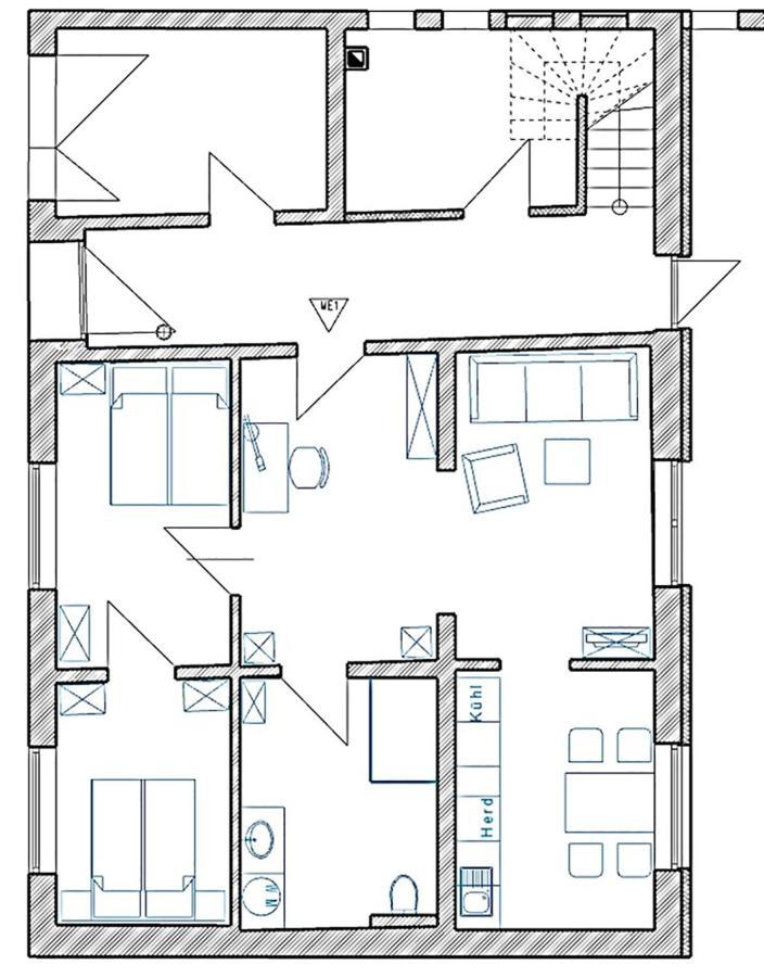 Stilvolle, Zentrale Ferienwohnung Bocksbruecke Mit Parkplatz Salzwedel Ngoại thất bức ảnh